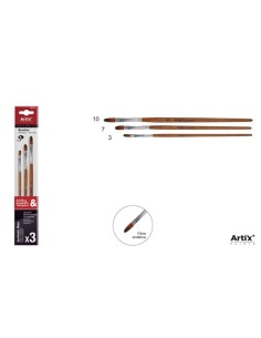 Pinceles redondos nº 3.7.10