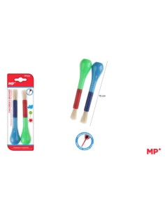 Pinceles escolares 2uds