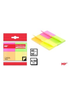 Notas adhesivas 40x50mm 4x50h