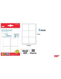 ETIQUETAS BLANCAS D 50x50mm...