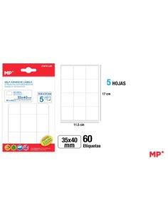 ETIQUETAS BLANCAS D 35x40mm...