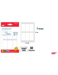 ETIQUETAS BLANCAS D 34x67mm...