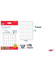 ETIQUETAS BLANCAS D 12x30mm...