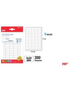 ETIQUETAS BLANCAS D 8x20mm...