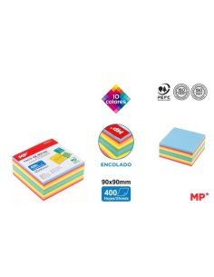 Taco de notas 400hojas...