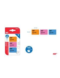 Goma de borrar especial 3uds