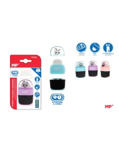 Goma con sacapuntas egg...