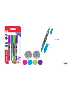 Marcador permanente doble...