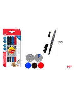 Marcador permanente doble...