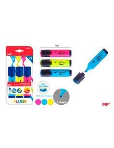 Marcador fluorescente 3 uds...