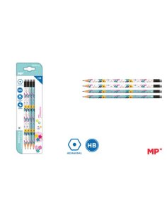 Lapices con goma decorados...