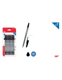 Boligrafos negro punta 1.0mm