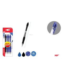 Boligrafos punta 1.0mm 4uds