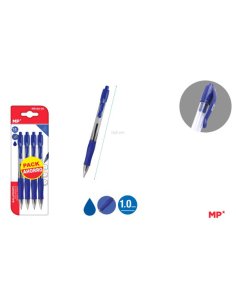 Boligrafos punta 1.0mm 4uds