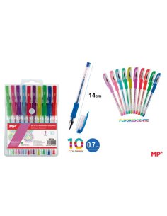 Boligrafos fluorescentes 10...