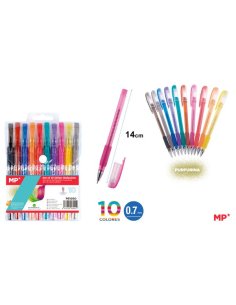 Boligrafos purpurina 10...