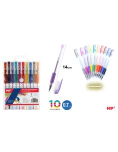 Boligrafos purpurina 10...