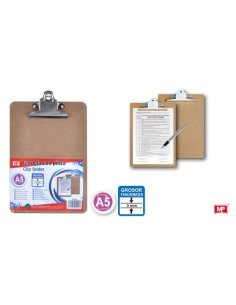 Carpeta de madera con pinza a5
