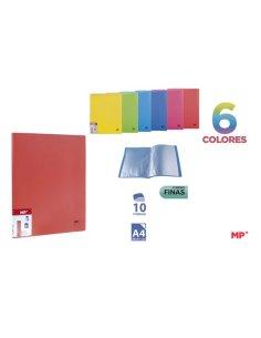 Carpeta 10 fundas tapas a4...