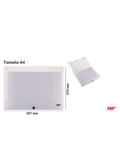 Carpeta solapa cierre boton...