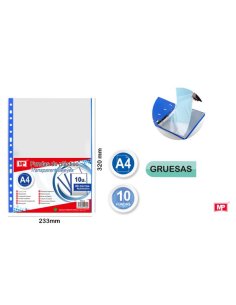 Fundas folio 80 micras a4...