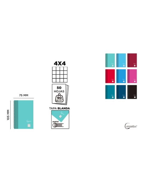 Block 50h cuadro Colores Aleatorios 1 Pc