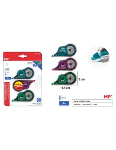 Corrector cinta 3u 5mmx8m