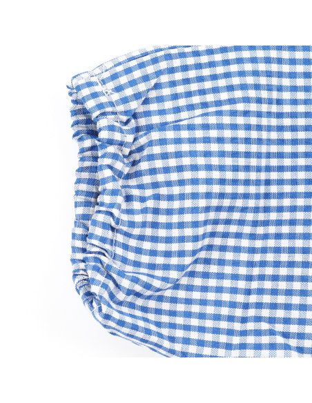 Bata Escolar Nombre Bordado Personalizable, Babi para Colegio Sin Botones, Elástica en Puño y Cuello 2 Bolsillos