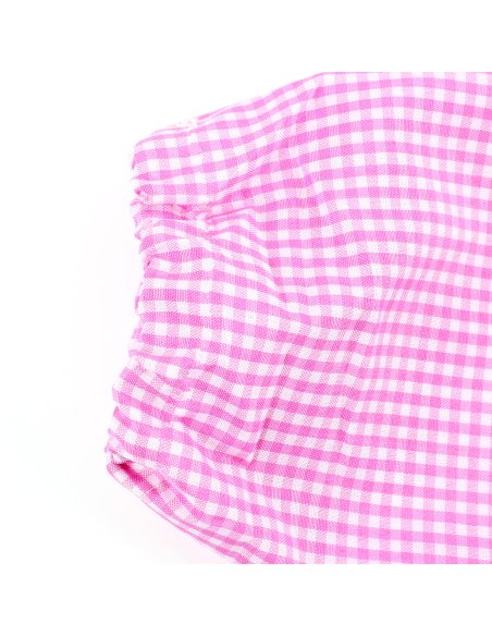 Bata Escolar Nombre Bordado Personalizable, Babi para Colegio Sin Botones, Elástica en Puño y Cuello 2 Bolsillos