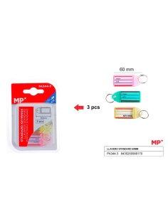 Llavero standard 60mm 3 uds