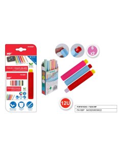 Tizas de colores con porta...