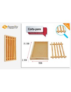 Corta-pans de madera...