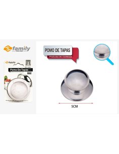 Pomo de tapas matal 5cm