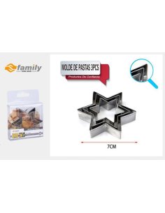 Molde galletas Acero...