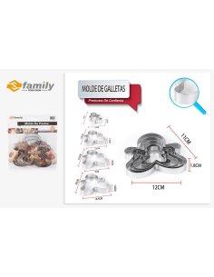 Molde galletas Acero...