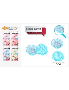 Molde magdalenas 80pcs 7cm...