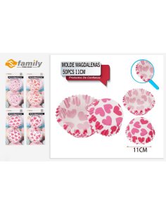 Molde magdalenas 50pcs11cm...