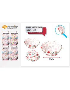Molde magdalenas 50pcs11cm...