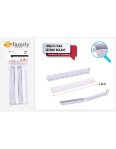 Pinzas para cerrar bolsas...