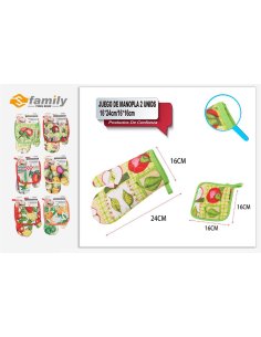 Juego de manopla poliéster...