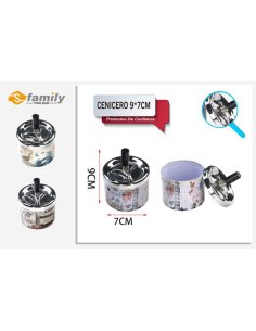 Cenicero de matal 9x7cm...