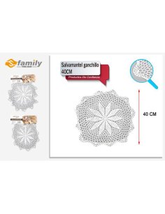 Salvamantel ganchillo 40CM