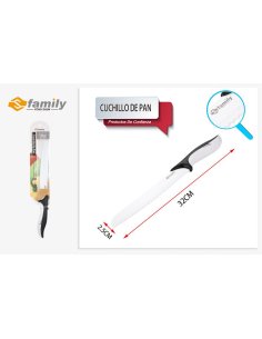 Cuchillo de pan acero 20cm