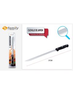 Cuchillo de jamon acero 37cm