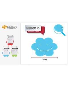 Portavasos de silicona 4pc...