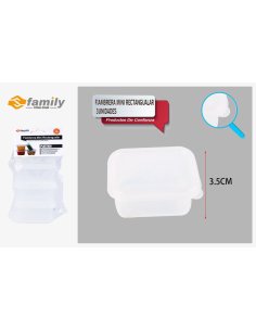 Fiambrera mini rectangualar...