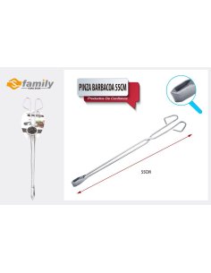 Pinza barbacoa 55cm acero