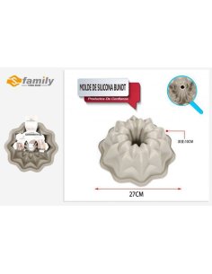 Molde de silicona bundt...