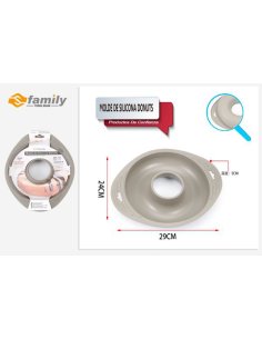 Molde de silicona donuts...