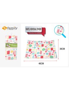 Mantel de tela individual...